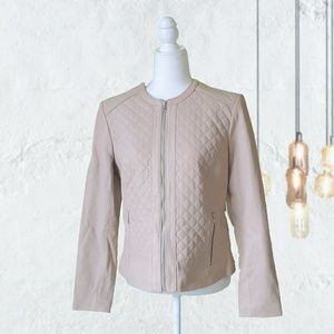 Cole Haan Pink Leather Jacket | NWOT